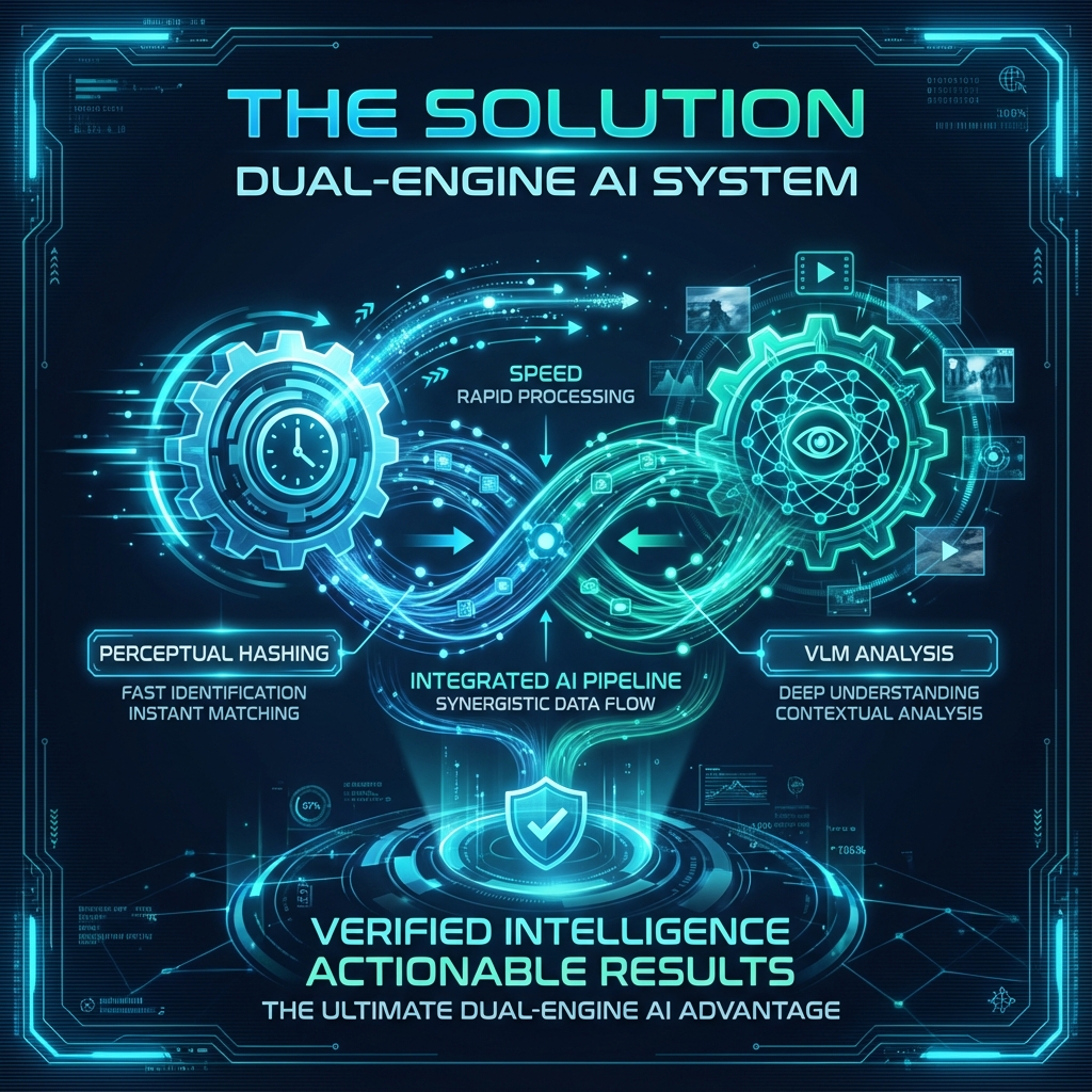 ArtGuard solution slide introducing dual engine AI